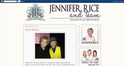 Desktop Screenshot of jennriceandteam.blogspot.com