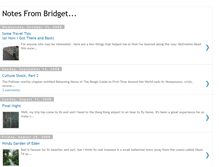 Tablet Screenshot of notes-from-bridget.blogspot.com