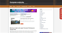 Desktop Screenshot of kumpulan-script-php.blogspot.com