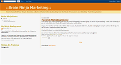 Desktop Screenshot of brainninjamarketing.blogspot.com