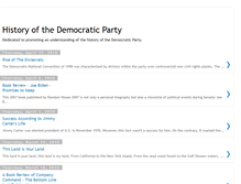 Tablet Screenshot of historyofdemocraticparty.blogspot.com