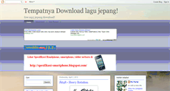 Desktop Screenshot of jepangsong.blogspot.com