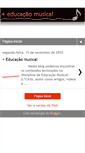Mobile Screenshot of maiseducacaomusical.blogspot.com