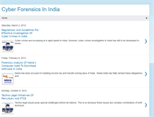 Tablet Screenshot of cyberforensicsofindia.blogspot.com