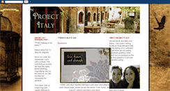 Desktop Screenshot of italyproject2012.blogspot.com