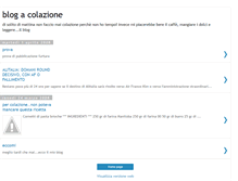 Tablet Screenshot of blogacolazione.blogspot.com