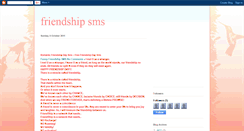 Desktop Screenshot of friendshipsms06.blogspot.com