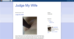 Desktop Screenshot of judgemywife.blogspot.com