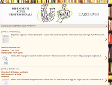 Tablet Screenshot of dipendentistudiprofessionali.blogspot.com