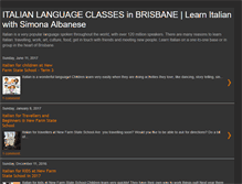 Tablet Screenshot of italianlanguagebrisbane.blogspot.com