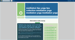 Desktop Screenshot of meditation-yoga18.blogspot.com