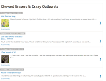 Tablet Screenshot of chewederasersandcrazyoutbursts.blogspot.com