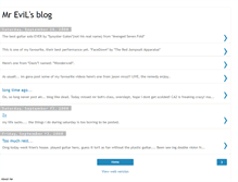 Tablet Screenshot of mrevilsblog.blogspot.com