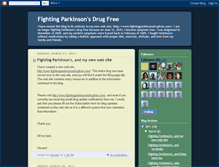 Tablet Screenshot of fightingparkinsonsdrugfree.blogspot.com