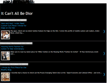 Tablet Screenshot of itcantallbedior.blogspot.com