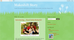 Desktop Screenshot of makeshiftstory.blogspot.com