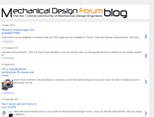 Tablet Screenshot of mechanicaldesignforum.blogspot.com