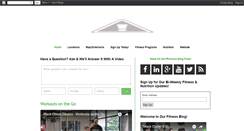 Desktop Screenshot of blackcloverfitness.blogspot.com