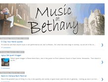 Tablet Screenshot of music-at-bethany.blogspot.com