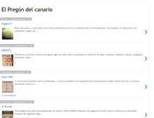 Tablet Screenshot of elpregondelcanario.blogspot.com