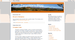 Desktop Screenshot of alanzarychta.blogspot.com