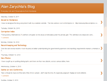 Tablet Screenshot of alanzarychta.blogspot.com