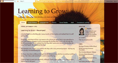 Desktop Screenshot of learningtogrowathome.blogspot.com