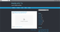 Desktop Screenshot of padelife.blogspot.com