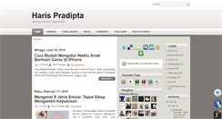 Desktop Screenshot of harispradipta.blogspot.com