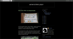 Desktop Screenshot of mynystrylogy.blogspot.com