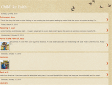 Tablet Screenshot of childlikefaith1.blogspot.com