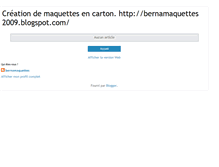Tablet Screenshot of bernamaquettes2009.blogspot.com