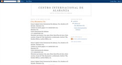 Desktop Screenshot of centrointernacionaldealabanza.blogspot.com