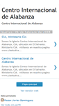 Mobile Screenshot of centrointernacionaldealabanza.blogspot.com