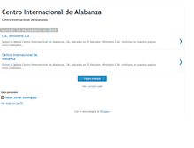 Tablet Screenshot of centrointernacionaldealabanza.blogspot.com