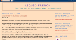 Desktop Screenshot of liquidfrench.blogspot.com