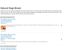 Tablet Screenshot of natural-hugebreast.blogspot.com