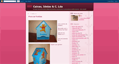 Desktop Screenshot of caixaseideias-pt.blogspot.com