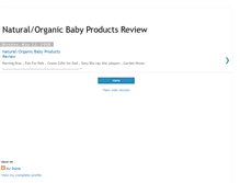 Tablet Screenshot of naturalorganicbabyproductsreview.blogspot.com