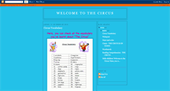 Desktop Screenshot of circus4kids.blogspot.com