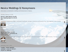 Tablet Screenshot of mexicoweddingdirectory.blogspot.com