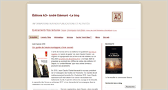 Desktop Screenshot of ao-editions.blogspot.com