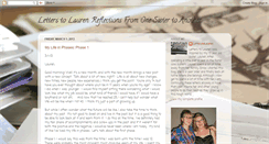 Desktop Screenshot of letterstolauren8.blogspot.com