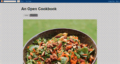 Desktop Screenshot of anopencookbook.blogspot.com