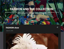 Tablet Screenshot of fashionandthecollection.blogspot.com