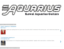 Tablet Screenshot of kawai-aquarius.blogspot.com