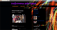 Desktop Screenshot of performanceartscollection.blogspot.com