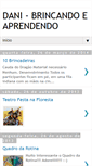 Mobile Screenshot of dani-brincandoeaprendendo.blogspot.com