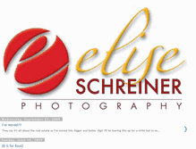 Tablet Screenshot of eliseschreinerphotography.blogspot.com