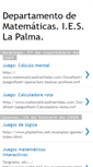 Mobile Screenshot of depmatematicas.blogspot.com